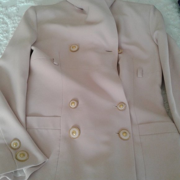 Woman light pink  suit made Paris very beautiful unique Kamosho MarinaSitban - Picture 6 of 12